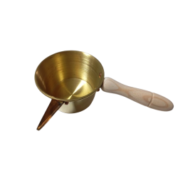 Caldereta con Pico para Pegar Láminas de Cera | Montaje de Cuadros