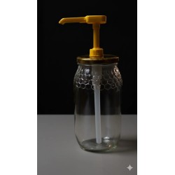 Dosificador de Miel con Tapas Adaptables | Servidor Antigoteo | Apicandi