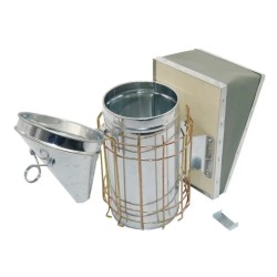 Ahumador Apicultura Profesional Acero Inox y Cuero