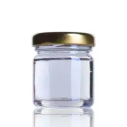 Tarro de cristal 45 ml con tapa TO43 | Envases Apicandi