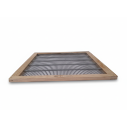 Excluidor de Reinas Metálico con Marco de Madera | Calidad Profesional