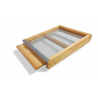 Fondo Sanitario de Madera con Linaza | Base Langstroth/Dadant | Apicandi