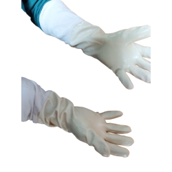 Guantes de Goma para Apicultor con Manguito Largo | Seguridad Apicandi