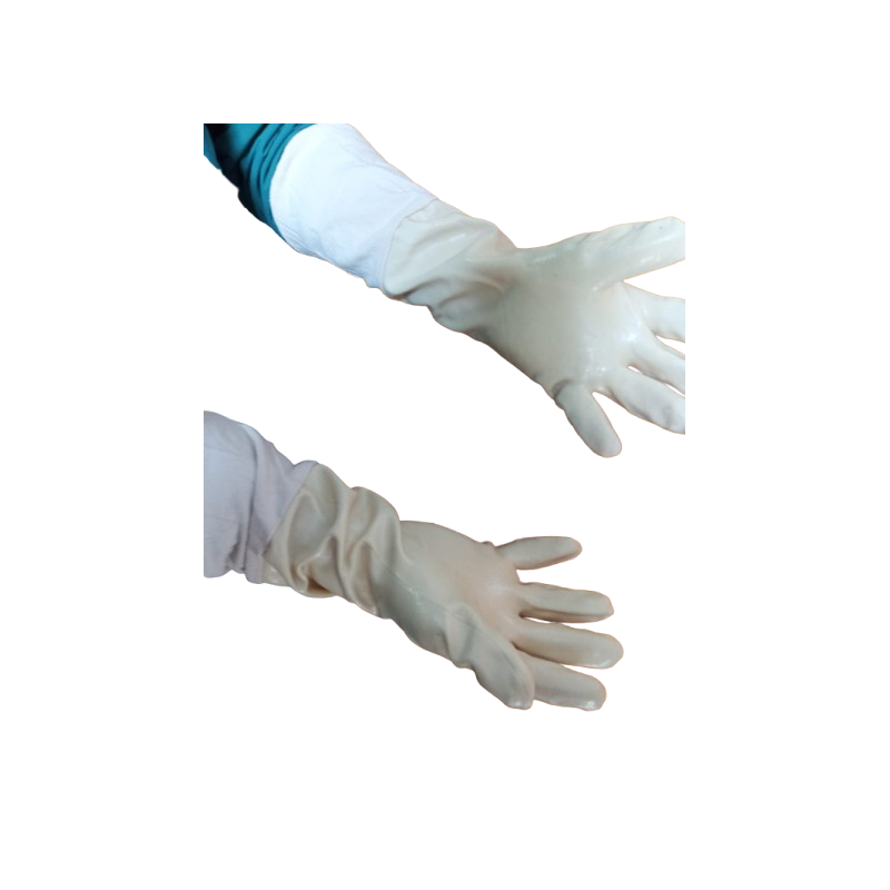 Guantes de Goma para Apicultor con Manguito Largo | Seguridad Apicandi