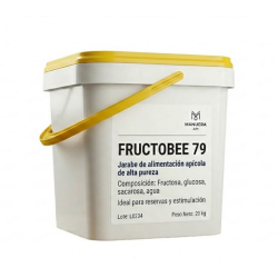 Cubo de 24 kg de jarabe Fructobee 79 para alimentación de abejas