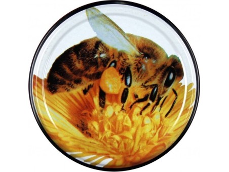 Tapa de cierre metálica twist off ABEJA