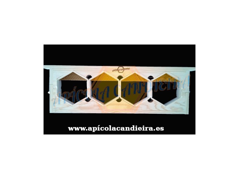 Cuadro miel en panal de 4 figuras