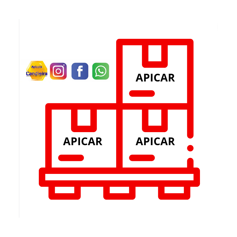 Palé garrafas jarabe para abejas APICAR L. Palé garrafas jarabe para abejas APICAR L.