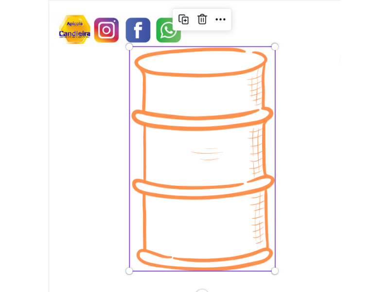 Palé 4 bidones 260 kg FRUCTOBEE 79 Pienso complementario jarabe para abejas