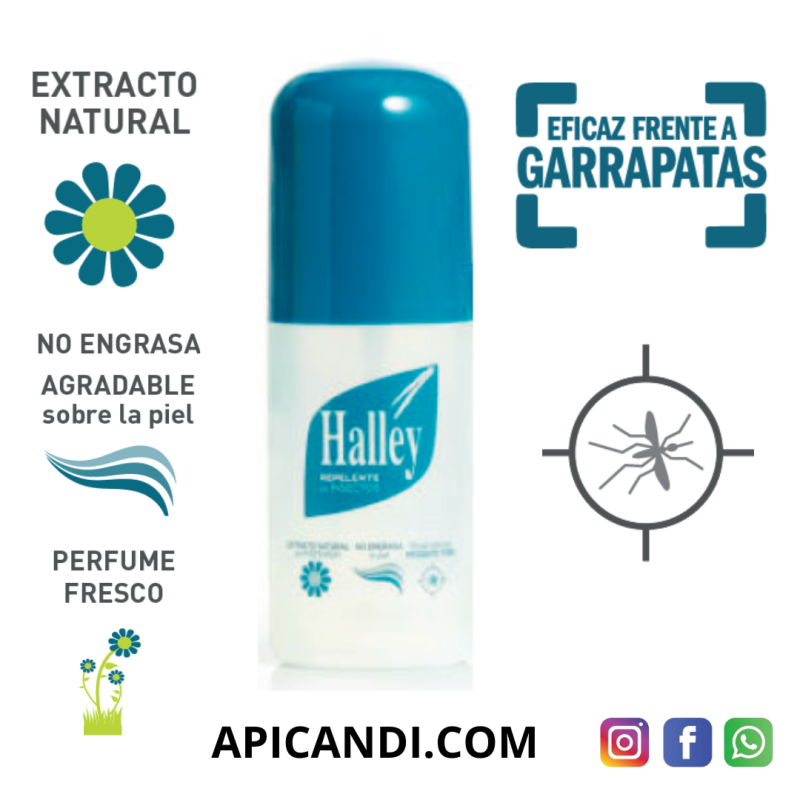 Halley Spray Repelente de insectos 100 ml Halley Spray Repelente de insectos 100 ml