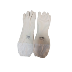 Guante de Nitrilo Blanco 420BL para Apicultor.