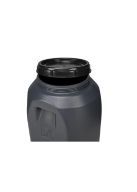 Bidón plastico 60L gris uso alimenatrio.