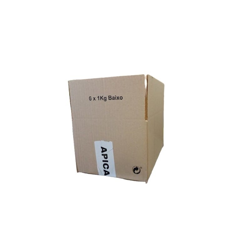 Cajas de Cartón para 6 Tarros de Miel (1 kg) | Pack de 20 uds | Apicandi