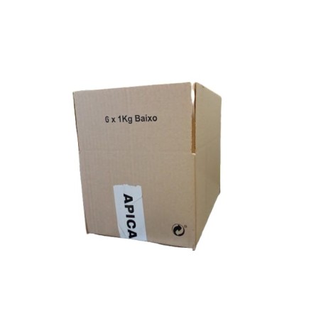 Cajas de Cartón para 6 Tarros de Miel (1 kg) | Pack de 20 uds | Apicandi