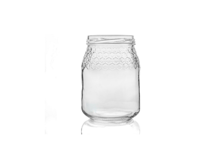 Tarro de Cristal para Miel 1 Kg (746 ml) 4 Celdillas | Cierre TO77