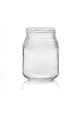 Tarro de Cristal para Miel 1 Kg (746 ml) 4 Celdillas | Cierre TO77