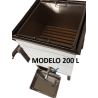Caldera inox multifunción para cera y cuadros – uso a gas, leña o eléctrico.