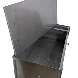 Banco Desopercular Inox 1 Metro con Tapa | Cosecha de Miel | Apicultura