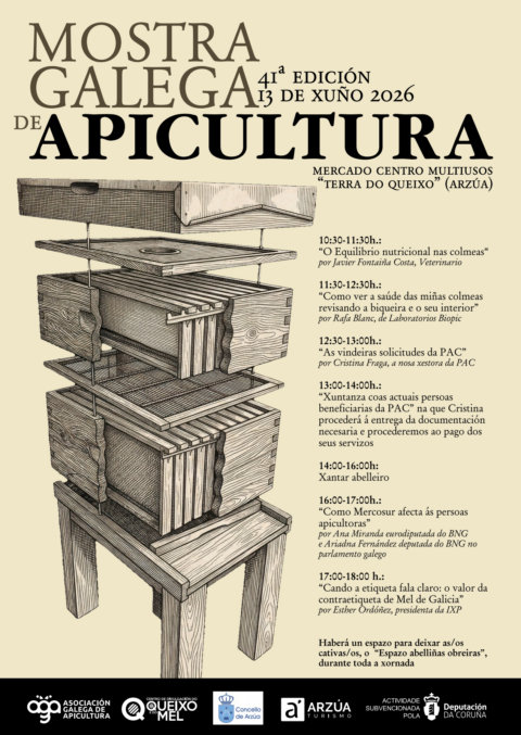 41ª Mostra Galega de Apicultura: Arzúa se convierte en la capital de la miel.